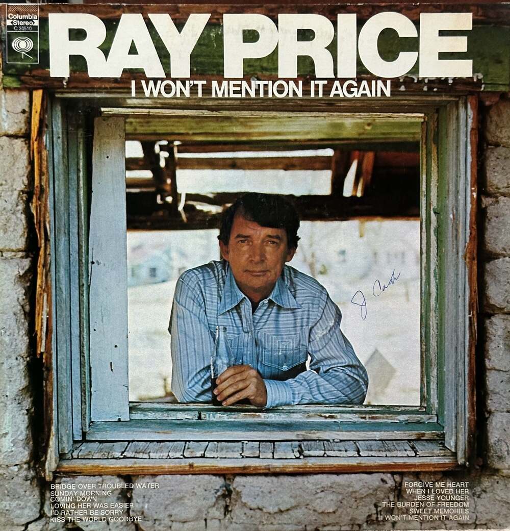 Ray Price - I Won't Mention It Again LP Vinyl Record Album (Columbia C 30510)